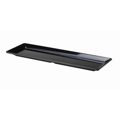 GENWARE MELAMINE BLACK PLATTER GN 2/4