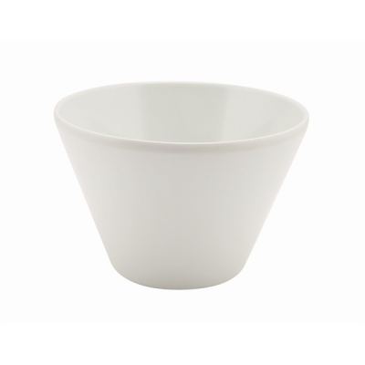 GENWARE MELAMINE WHITE CONICAL BUFFET BOWL 38.7OZ