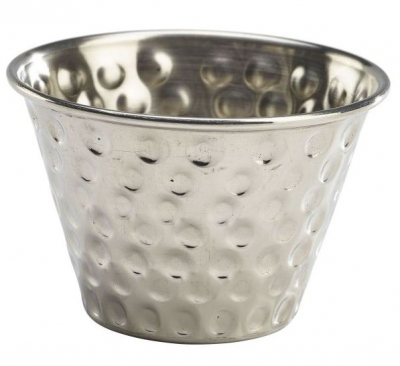 STAINLESS STEEL HAMMERED RAMEKIN 4OZ