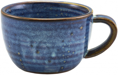 GENWARE TERRA PORCELAIN AQUA BLUE COFFEE CUP 10OZ