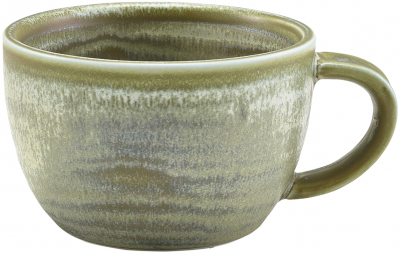GENWARE TERRA PORCELAIN MATT GREY COFFEE CUP 10OZ