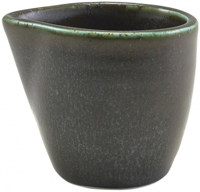 GENWARE TERRA PORCELAIN BLACK JUG 3OZ