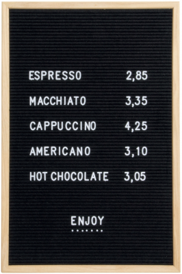 LETTER BOARD 60X40CM