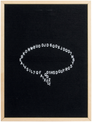 LETTER BOARD 80X60CM GRIDER 10CM