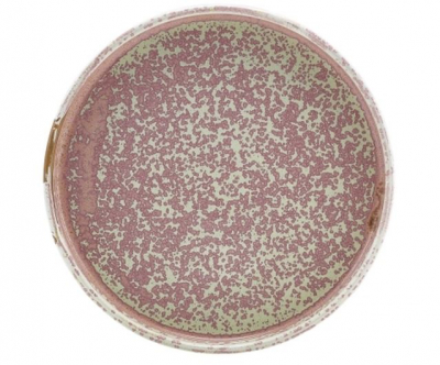 GENWARE TERRA PORCELAIN ROSE PRESENTATION PLATE 7Inch