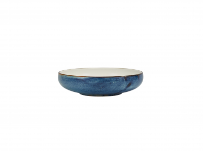 TERRA PORCELAIN AQUA BLUE TWO TONE COUPE BOWL 22CM