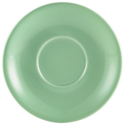 GENWARE PORCELAIN GREEN SAUCER 5.3Inch