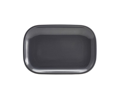 GENWARE TERRA STONEWARE RUSTIC BLUE RECTANGULAR PLATE 11.4X7.7Inch