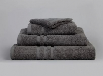 SUPERIOR FACE TOWEL SLATE 500GSM 30X30CM