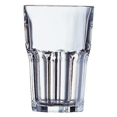 ARCOROC GRANITY ROCKS HIBALL GLASS 10OZ/280ML LINED HALF PINT CE