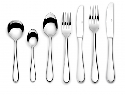 ELIA GLACIER STAINLESS STEEL DESSERT SPOON 18/10