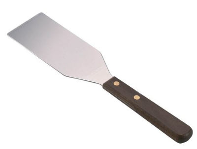 GRIDDLE SCRAPER WOODEN HANDLE 5Inch