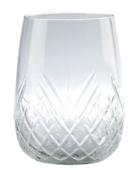 DPS STEMLESS ROCOCO GLASS 16OZ X6