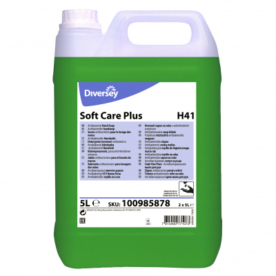SOFT CARE PLUS H41 UNPERFUMED HAND WASHING CREAM 2X5LTR