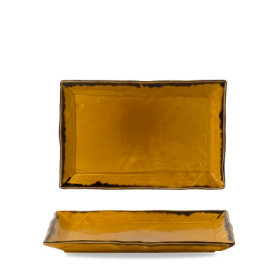 DUDSON HARVEST MUSTARD RECTANGULAR TRAY 11.3X7.5Inch