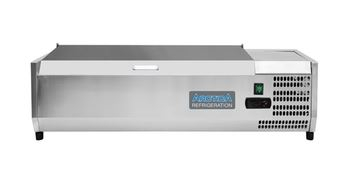 ARCTICA REFRIGERATED PREP TOP UNIT 5X 1/4GN STAINLESS/S LID
