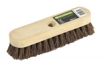 WOODEN BASSINE DECK SCRUB 9Inch