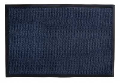 FRONTLINE ENTRANCE MAT 90X120CM BLACK/BLUE