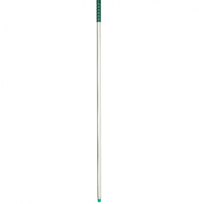 1360mm ALUMINIUM THREADED HANDLE POLYPROPYLENE GRIP GREEN