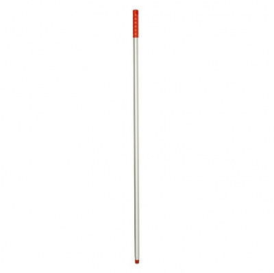 1360mm ALUMINIUM THREADED HANDLE POLYPROPYLENE GRIP RED