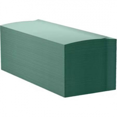 SCHOOLCARE GREEN HAND TOWELS V FOLD 1PLY