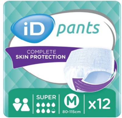 ID PANTS PULL UP SUPER MEDIUM 80-120CM 1800MLS 14X8