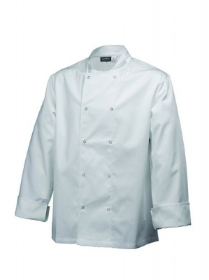 WHITE LONG SLEEVE CHEFS JACKET X LARGE
