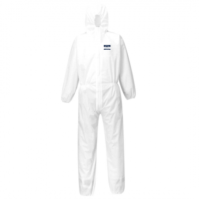ST30 BIZTEX SMS COVERALLWHITE
