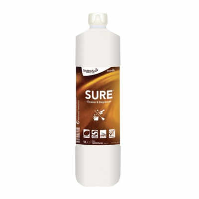 JD SURE 100% PLANT BASED CLEANER & DEGREASER 6X1LTR
