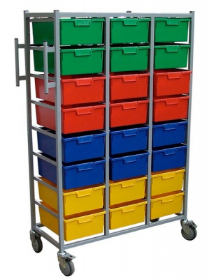 KARRI CART 24 TRAYS WITH HANGING RAIL