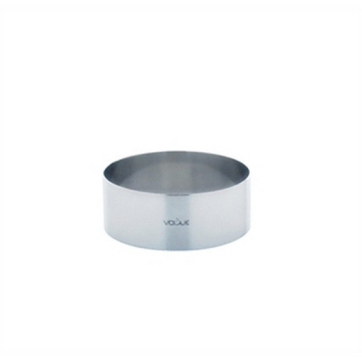 STAINLESS STEEL MOUSSE RING 90X35MM