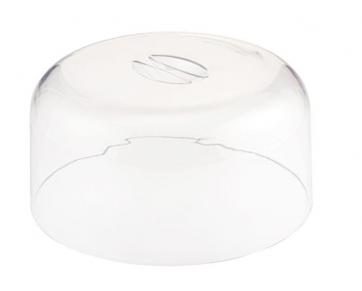 CLEAR SAN LID RECESSED HANDLE 270X117MM