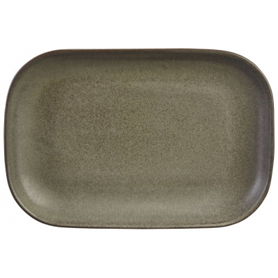 GENWARE TERRA STONEWARE ANTIGO RECTANGULAR PLATE 13.6X9.3Inch