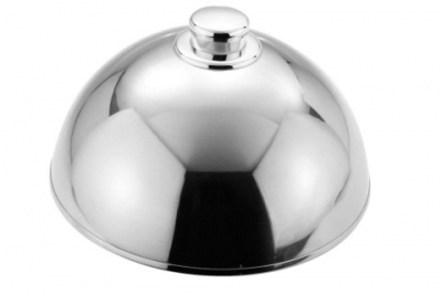 STAINLESS STEEL PLATE CLOCHE 10Inch DOMED