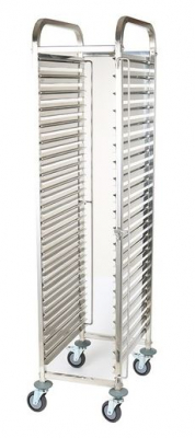VOGUE GASTRO RACKING TROLLEY 20 LEVELS 1700X380X557MM U376