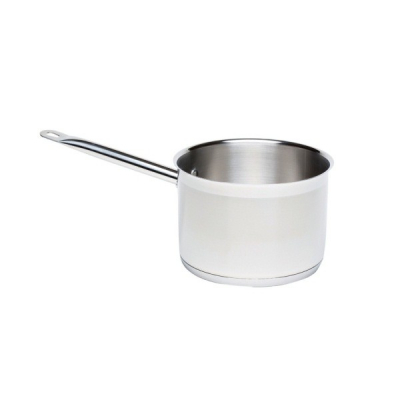 STAINLES STEEL DEEP SAUCEPAN 2.4LTR 16CM DIA (NO LID)