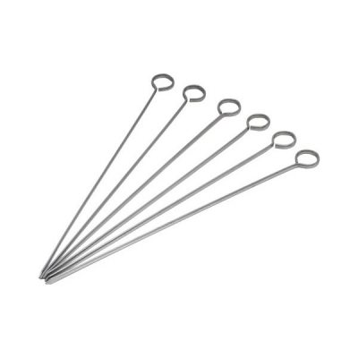 STAINLESS STEEL SKEWERS 8Inch
