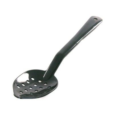 PERFORATED SPOON 11Inch BLACK POLYCARBONATE