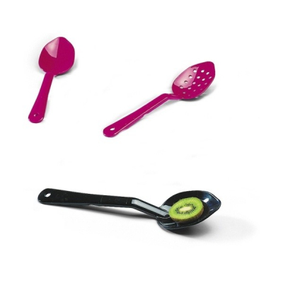 SERVING SPOON SOLID 13Inch BLACK POLYCARBONATE