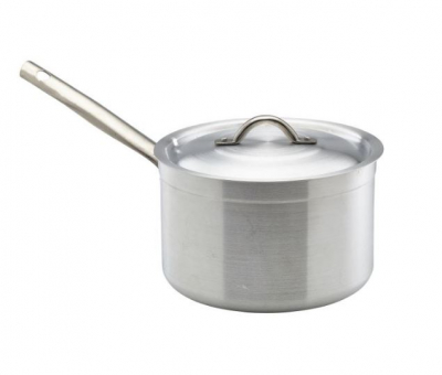 ALUMINIUM SAUCEPAN & LID 4LTR 20cm DIA