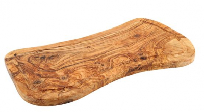 GENWARE OLIVE WOOD GROOVED SERVING BOARD 15.7X8.3Inch