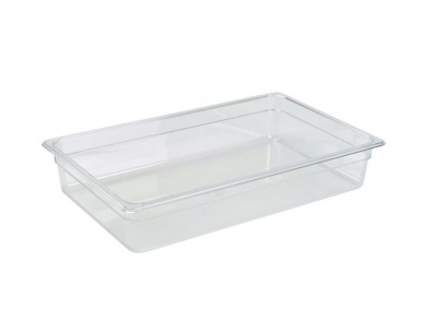 1/1 POLYCARBONATE GN PAN 100MM CLEAR