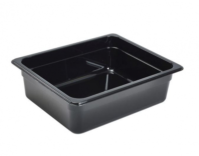 1/2 POLYCARBONATE GN PAN 100MM BLACK