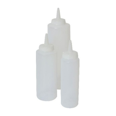 SQUEEZY BOTTLE CLEAR 24OZ,71CL