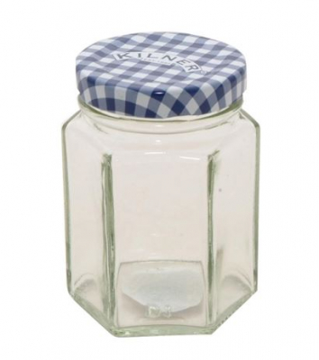 KILNER HEXAGONAL TWIST TOP JAR 110ML GL871