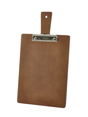 WOODEN MENU PADDLE BOARD A4 41.5X22.5X0.6CM WMP4
