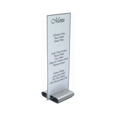 MENU STAND S/ST. 3InchX3Inch 601