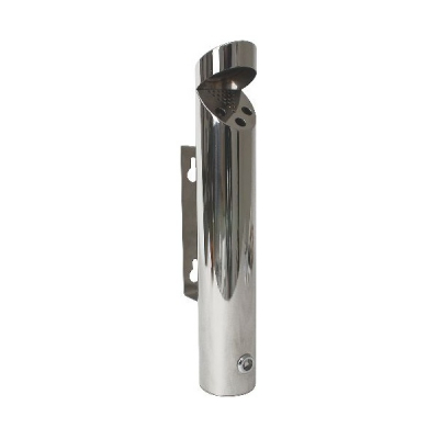 CYLINDER WALL-MOUNTED ST/ST. ASHTRAY AT-CYL
