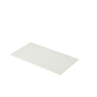 WHITE SLATE MELAMINE PLATTER GN 1/3 32.5X17.5CM MEL1