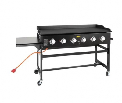 BUFFALO 6 BURNER LPG BARBECUE GRIDDLE 24KW 1270X520MM